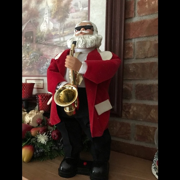 Rare Vintage Dancing Jazz Santa Clause - Picture 1 of 16